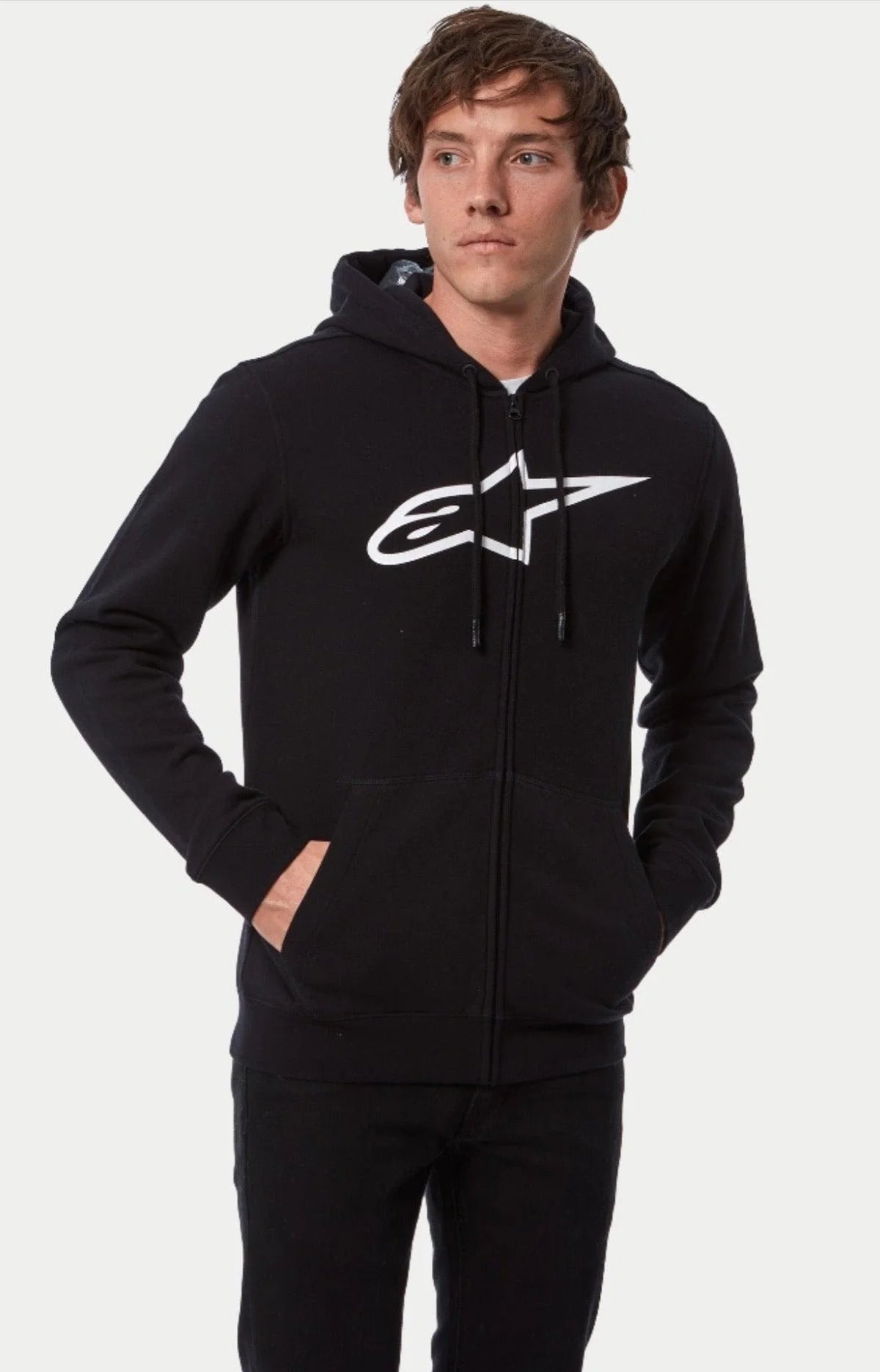 Buzo Hoodie Alpinestars Ageless Zip V3 – Negro