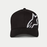 Gorra Alpinestars Corp Snap 2 – Negra con Logo Blanco