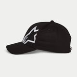 Gorra Alpinestars Corp Snap 2 – Negra con Logo Blanco