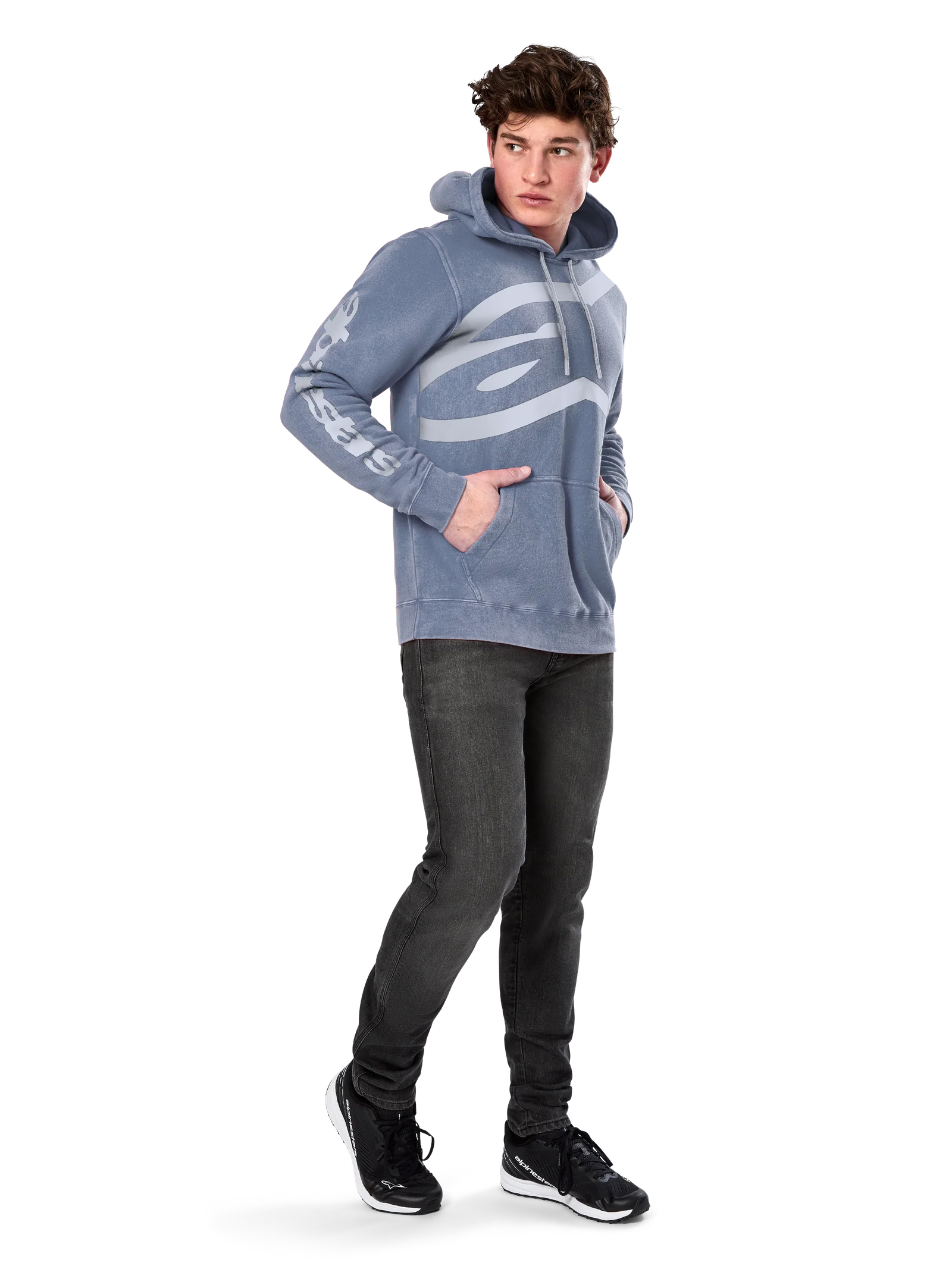 Buzo Hoodie Alpinestars Unbound – Azul Pizarra