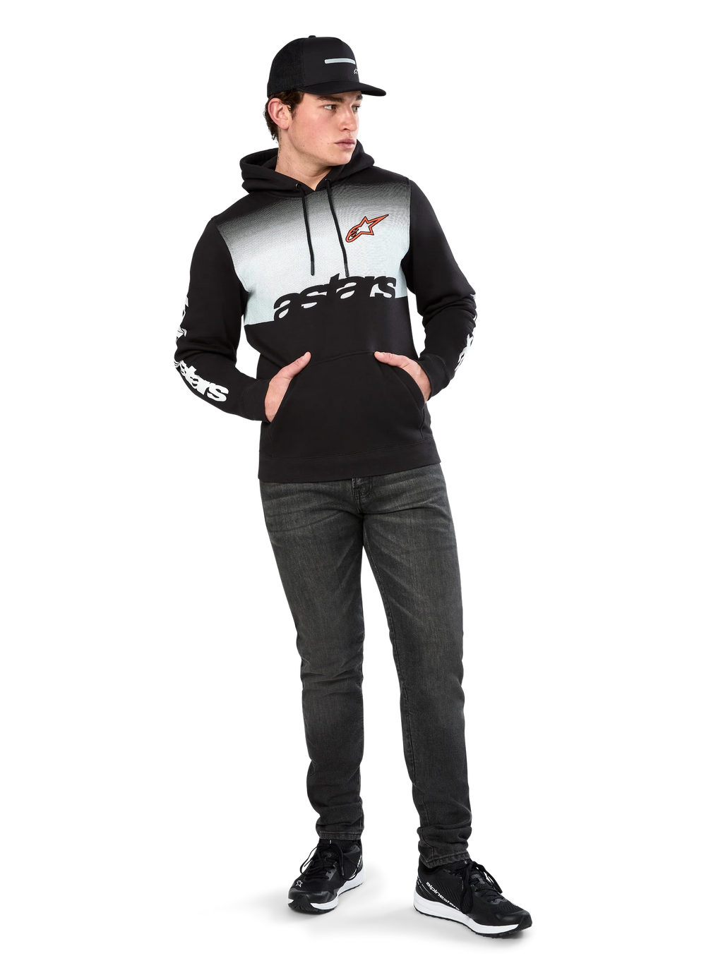 Buzo Hoddie Alpinestars Specter – Negro con degradado