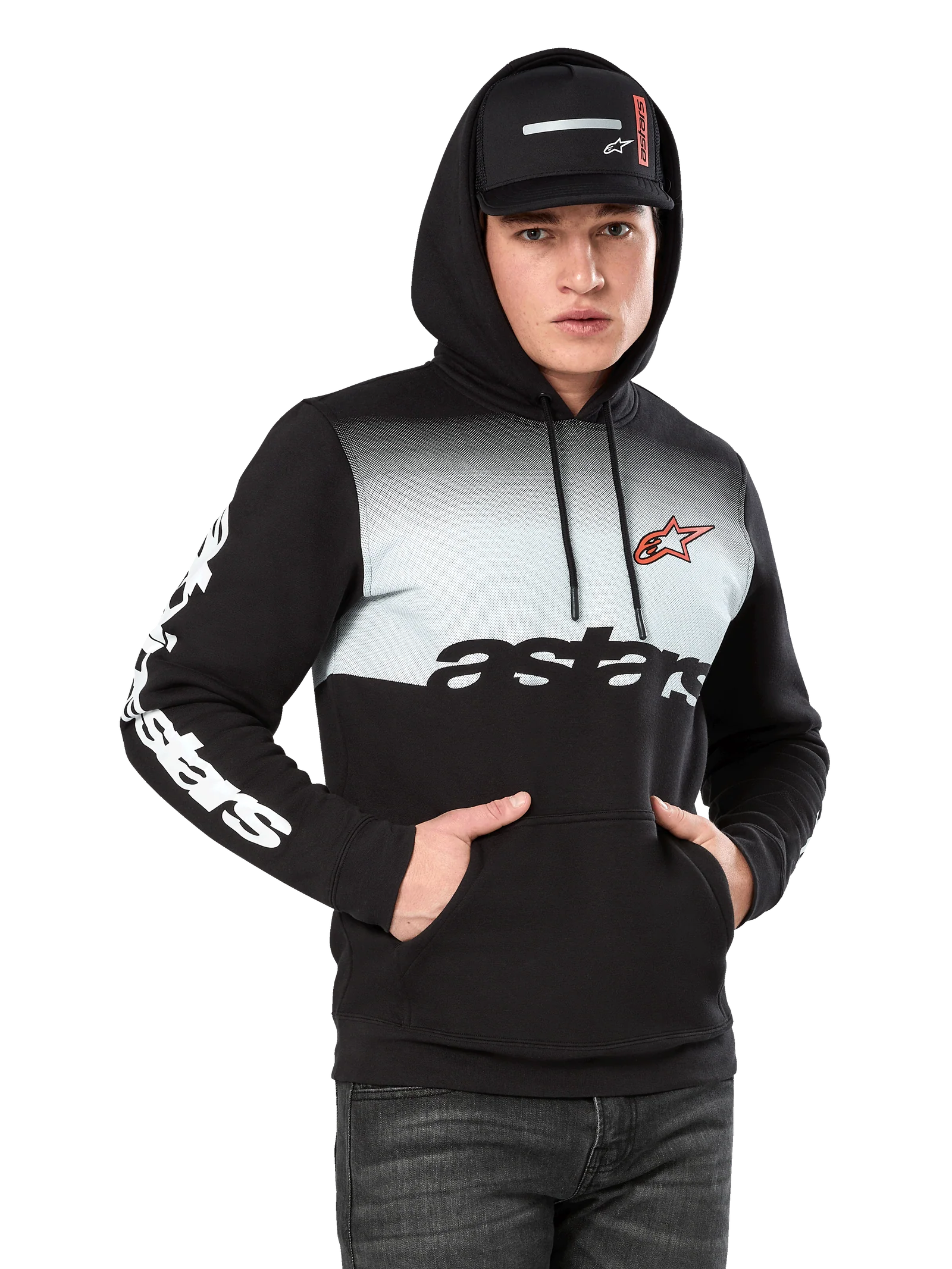 Buzo Hoddie Alpinestars Specter – Negro con degradado