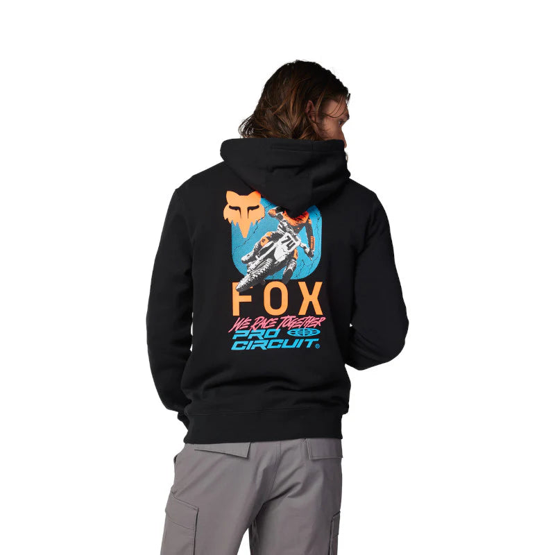 Buzo Hoodie Fox x Pro Circuit PO – Negro