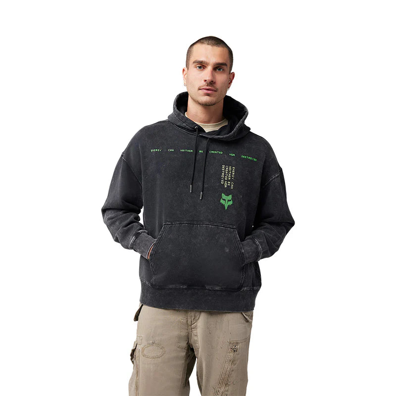 Buzo Hoodie FOX Throttle Oversized – Negro