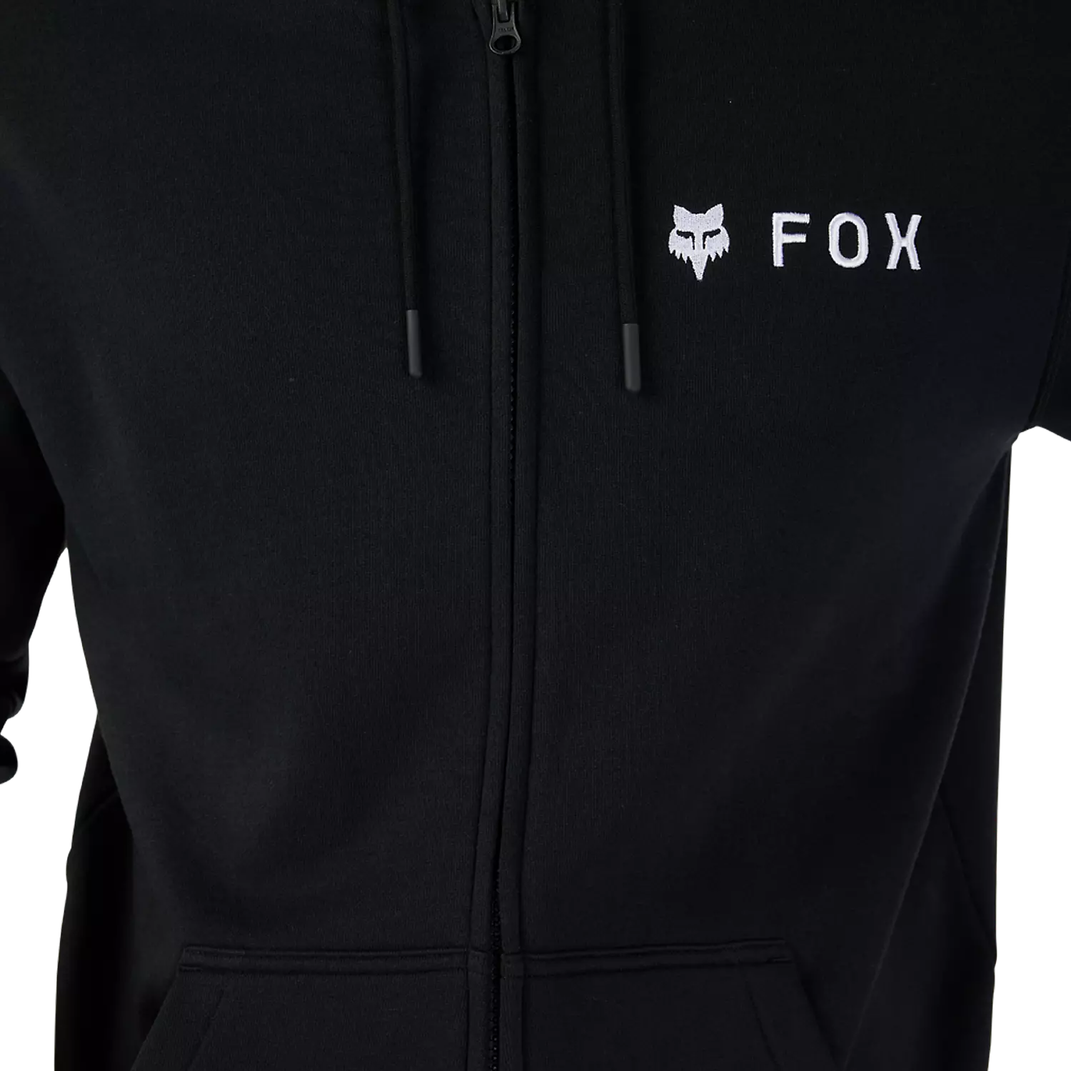 Buzo Hoodie Fox Absolute Zip Fleece – Negro