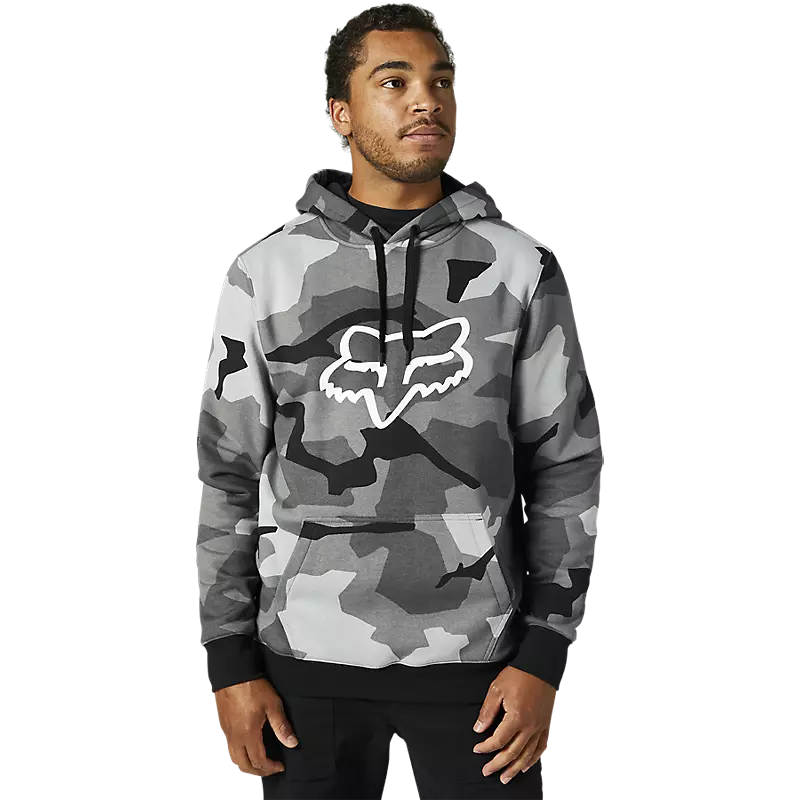 Buzo Hoodie Fox Legacy Camo – Camuflado Negro (Tipo Pullover)