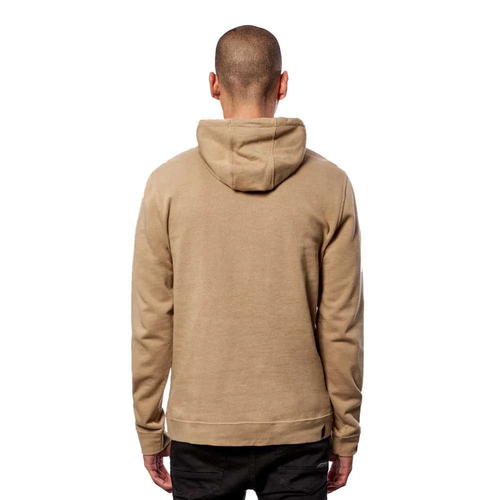 Buzo Hoodie Alpinestars Bound 1/2 Zip – Hombre [BEIGE / ZIPPER FRONTAL]
