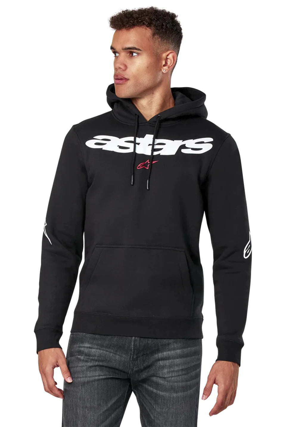 Buzo Hoddie Alpinestar Elliptic Negro